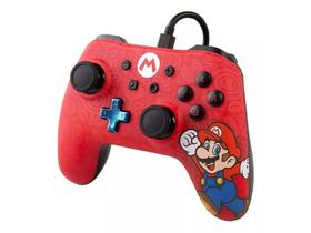 Controle Joystick Usb Para Nintendo Switch Super Mario Marca PowerA