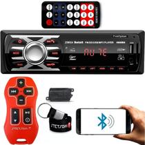 Controle Longa Distância Stetsom + Rádio Bluetooth Usb Mp3