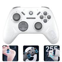 Controle Machenike G1 Sem Fio Hall Effect Compatível com Pc Switch Celular Branco Controle Machenike G1 Sem Fio Hall Effect Compatível com Pc Switch Celular Branco