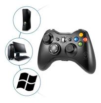 Controle Manete compativel com 360 Sem Fio Wireless Preto Pc Game