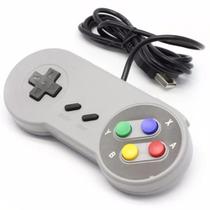 Controle manete joystick para pc Super Snes Colorido USB console joy game