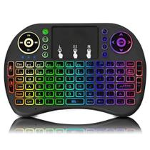 Controle Mini Teclado Sem Fio Smart TV BOX Pc Projetor Notebook AL-313