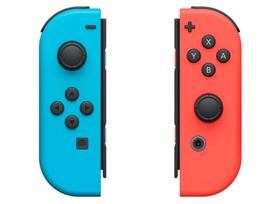 Controle Nintendo Switch JoyCon, Vermelho e Azul