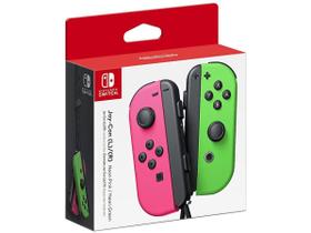 Controle Nintendo Switch sem Fio Joy-Con - Rosa e Verde
