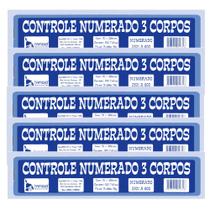 Controle Numerado 3 Corpos com 100 Folhas PT 10 - Tamoio Controle Numerado 3 Corpos com 100 Folhas PT 10 - Tamoio