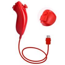 Controle Nunchuk Para Nintendo Wii E Wii U Vermelho - TechBrasil