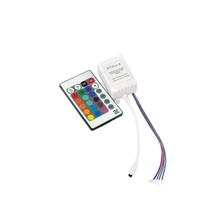 Controle p/ fita led infravermelho rgbw 12v a 24v sth6885