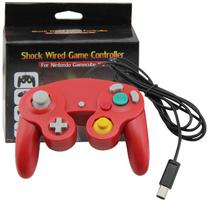 Controle Para Game Cube Nintendo Wii/U Switch Computador Vermelho