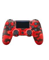 Controle Para Jogar no Ps4 e PC Gamer H e B Camuflado Vermelho Sem Fio