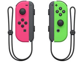 Controle para Nintendo Switch sem Fio Joy-Con - Rosa e Verde