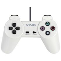 Controle Para Pc Com Fio Usb Modelo Play 1 Cinza Controle Para Pc Com Fio Usb Modelo Play 1 Cinza