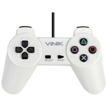 Controle para pc com fio usb modelo play 1 cinza