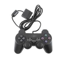 Controle Para Playstation 2 Ps2 Com Fio - Cor Preto Controle Para Playstation 2 Ps2 Com Fio - Cor Preto