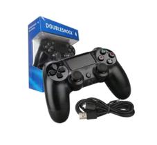 Controle para PS4 e PC Com Fio Compatível Doubleshock - Preto - Altomex