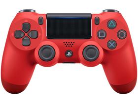 Controle para PS4 e PC Sem Fio Dualshock 4 Sony - Vermelho