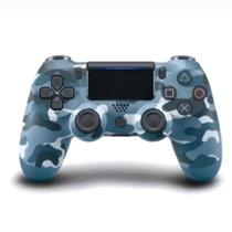 Controle para Ps4/PC Controle Compatível Ps4/PC Sem Fio Camuflado Azul