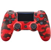 Controle Para Ps4/PC Sem Fio Controle Compatível PS4 PC Sem Fio Camuflado - Vermelho