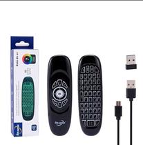 Controle Para Smart TV C120 Air Mouse Com Mini Teclado Sem Fio E Função Rato Aéreo Original 2.4G Controle Para Smart TV C120 Air Mouse Com Mini Teclado Sem Fio E Função Rato Aéreo Original 2.4G