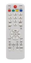 Controle Para Tv Led Lcd H-buster Branco Htr-d17