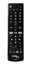 Controle para tv smart led/lcd akb75093515/3508 4k teclas netflix e amazon - PIX
