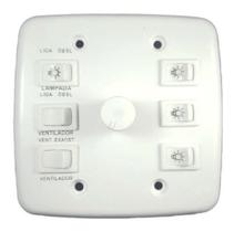 Controle Para Ventilador De Teto 4x4 Bivolt 110v 220v 4 Lâmpadas