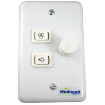 Controle para Ventilador de Teto com Chave Liga e Desliga para Lâmpada Bivolt - 80340 - MULTICRAFT Controle para Ventilador de Teto com Chave Liga e Desliga para Lâmpada Bivolt - 80340 - MULTICRAFT