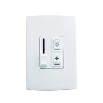 Controle para Ventilador de teto Deslizante 1 Lâmpada Branco QV36 127 Volts QUALITRONIC Controle para Ventilador de teto Deslizante 1 Lâmpada Branco QV36 127 Volts QUALITRONIC