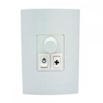 Controle Para Ventilador Qualitronix Embutir Ventilador E Lampada Bivolt 1 Lampada Qv371