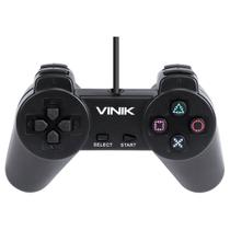 Controle Pc Usb Ps1/playstation 1 Preto - Retrô - Vinik Play 1 Preto Controle Pc Usb Ps1/playstation 1 Preto - Retrô - Vinik Play 1 Preto