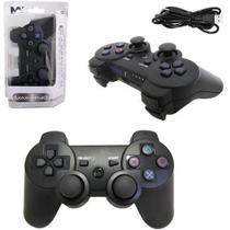 Controle play 3 sem fio duploshock maxmidia max-ct1