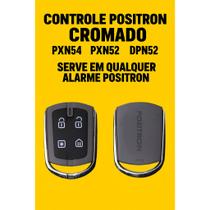 Controle Positron Cromado Pxn54 Pxn52 Dpn52 Serve Em Qualquer Alarme Positron