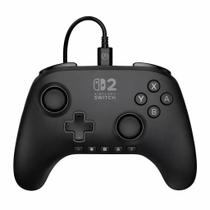 Controle PowerA Switch 2 Com Fio Preto USB 3m Licenciado Nintendo Headset P2