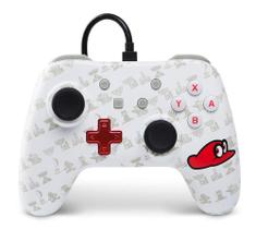 Controle PowerA Wired (Com Fio) - Mario Odyssey Cappy - Switch - Nintendo
