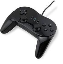 Controle PRO Clássico Para Wii Com Fio Preto Controle PRO Clássico Para Wii Com Fio Preto