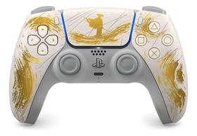 Controle PS 5 Edição Especial Ghost Of Yotei Ouro Original Lacrado Envio Imediato