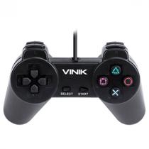 Controle PS1 para PC Vinik, USB, Preto - 107485