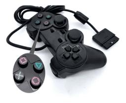 Controle PS2 Com Fio DoubleShock - MaxMidia