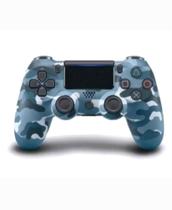 Controle Ps4 Sem Fio Joystick Ps4 Camuflado Controle Compatível Ps4 PC Sem Fio Gamer Celular Azul - Altomex
