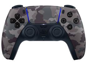 Controle PS5 e para PC sem Fio DualSense Sony Camuflado Cinza Controle PS5 e para PC sem Fio DualSense Sony Camuflado Cinza