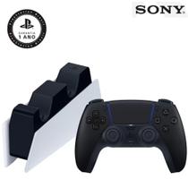 Controle PS5 Preto + Base de Carregamento Dualsense Lacrado