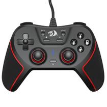 Controle Redragon Ephemera Usb Pc Ps3 Switch 1 Switch 2 Preto E Vermelho G713