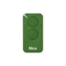 Controle Remoto 433,92 MHz Rolling Code 2 Botões Era Inti Verde Linear HCS - Nice