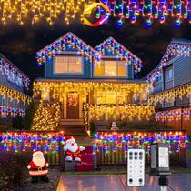 Controle remoto à prova d'água Icicle String Lights JMEXSUSS 400 LED