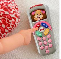 Controle Remoto Aprender & Brincar Fisher-Price Rosa - Mattel