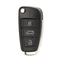 Controle Remoto Audi A4 433 434MHZ Com Chave Dobrável E Chip ID48 8X0837220D 8E0837220E