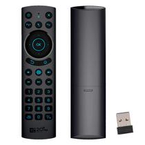 Controle Remoto Bluetooth com Voz e Infravermelho - Mouse de Ar Retroiluminado para PC, Projetor e Smart TV