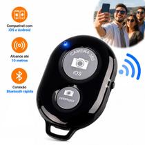 Controle Remoto Bluetooth Disparador Selfie Foto Vídeo Android iOS Universal