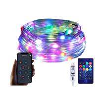 Controle Remoto Bluetooth Luz De Natal LED 5V USB 25/20/10M Guirlanda De Luzes De Fada Para