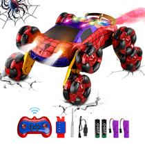 Controle remoto Car Terucle 8WD com spray e luz fria vermelho-azul