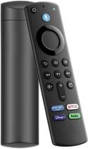 Controle Remoto Comando de Voz Para Amazon Fire Stick E Fire Stick 4k - Reposição - Substitui o Modelo original - Compatível